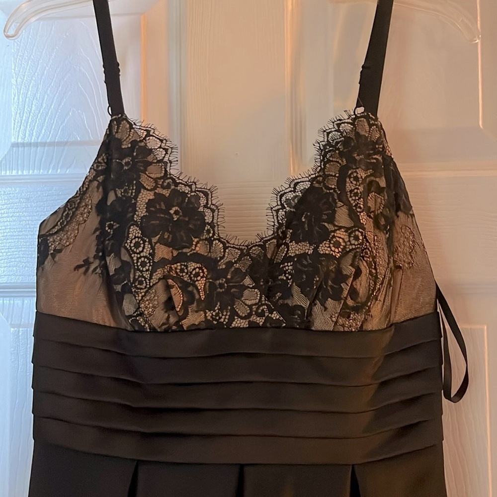 BCNG Formal Black and Tan Dress
